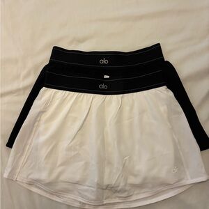 ALO Yoga Black and White Skirt